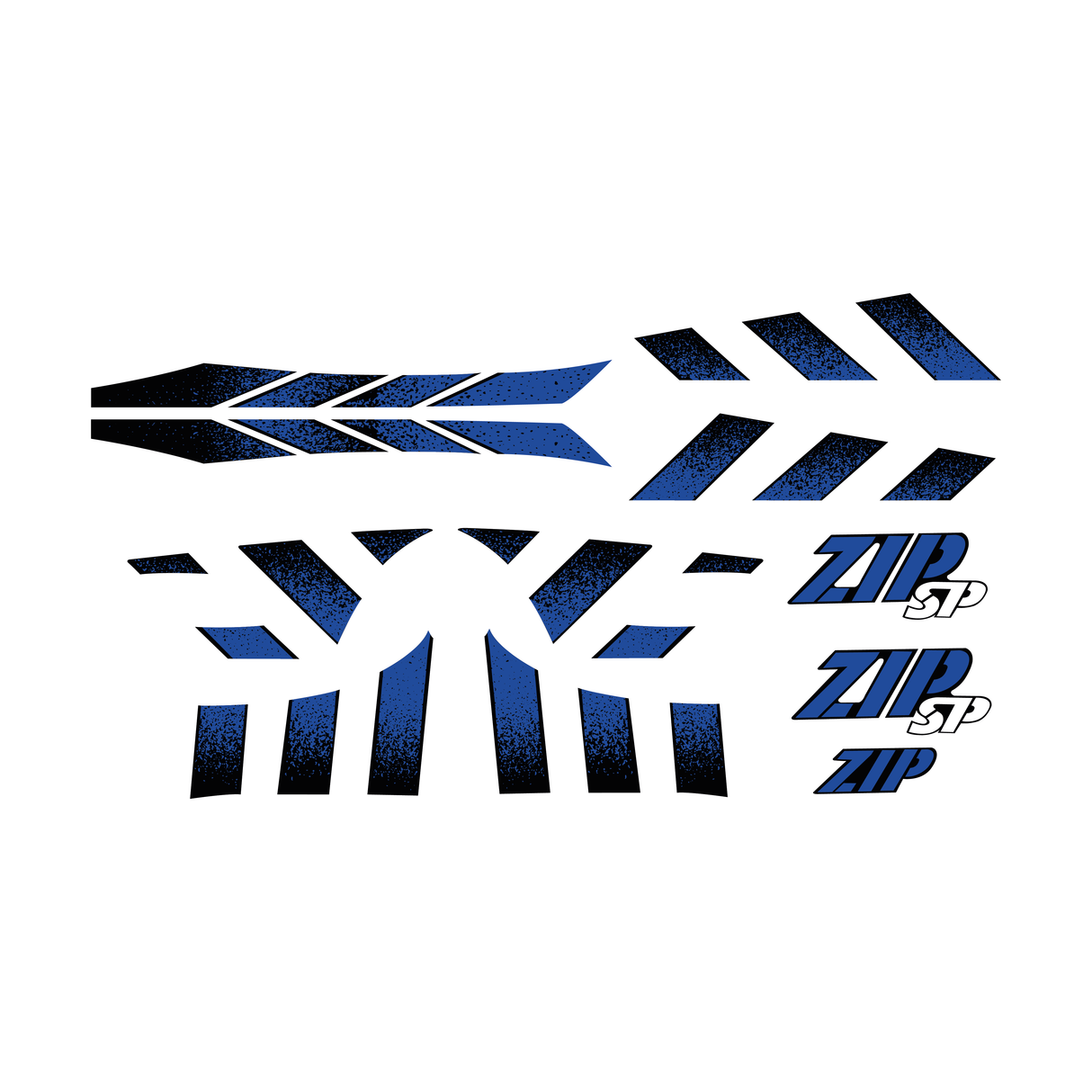 Aufkleber -Set Piaggio Zip SP H2O