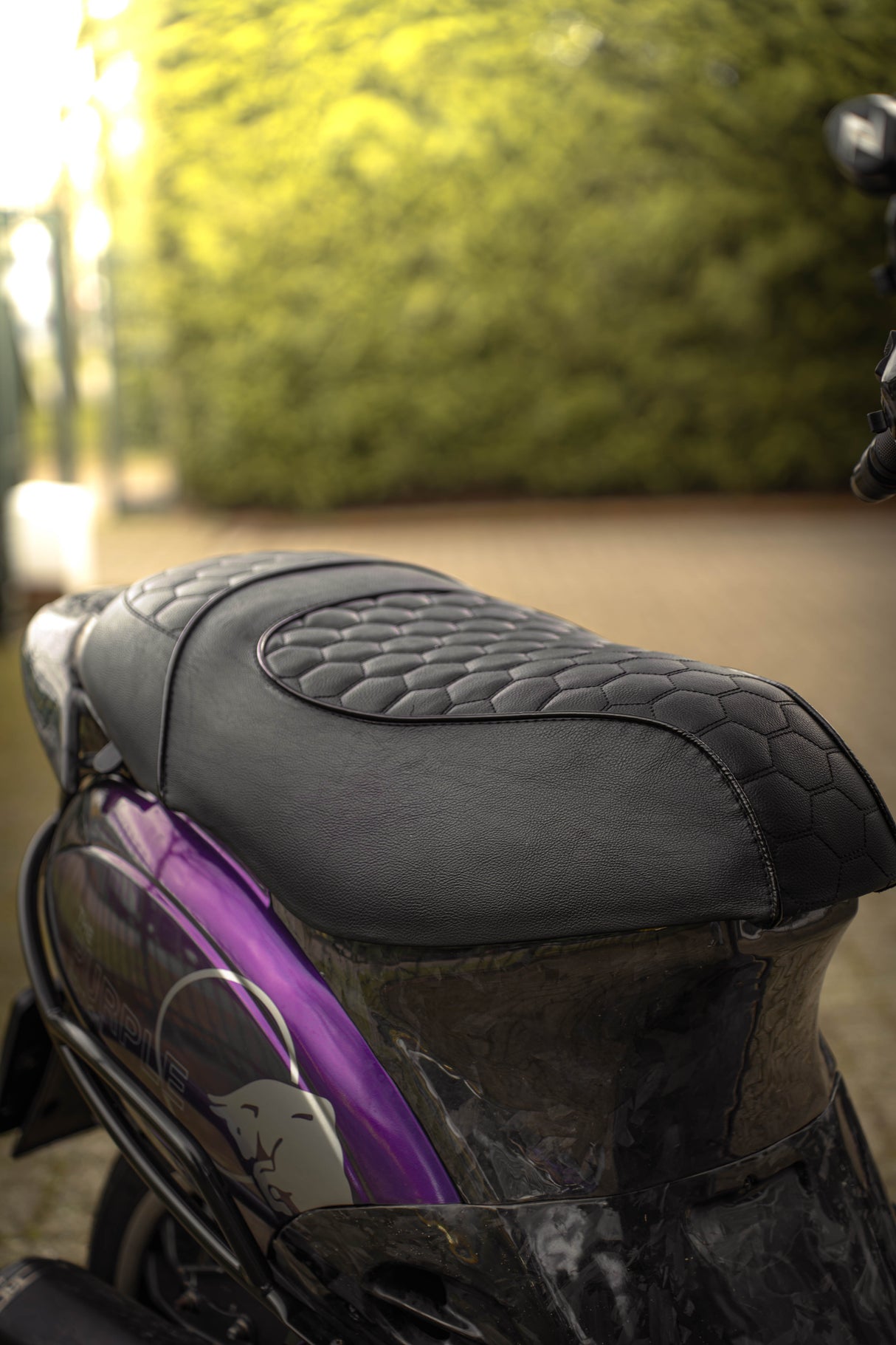 Saddle cover RS Black Piaggio Zip 2 /4 stroke