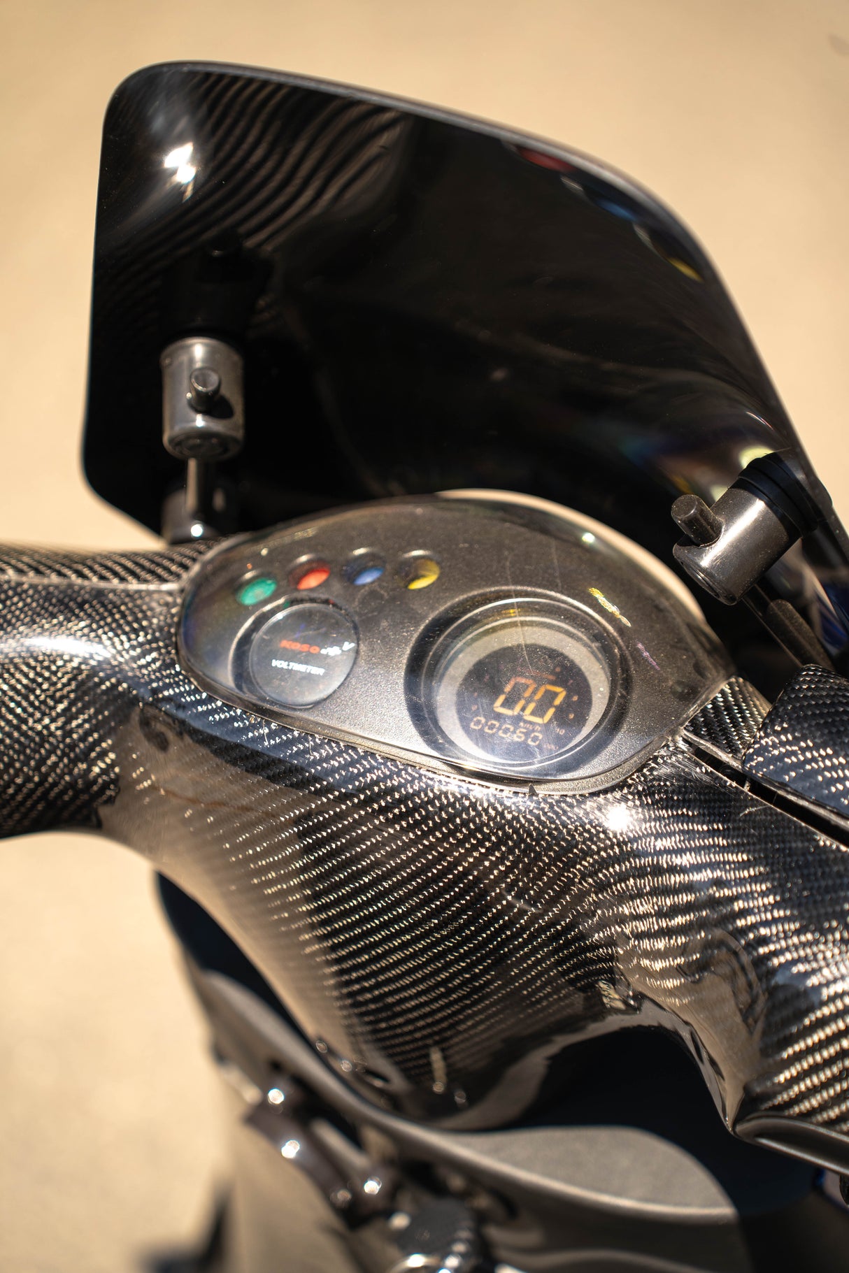 Steering caps Carbon Piaggio Zip