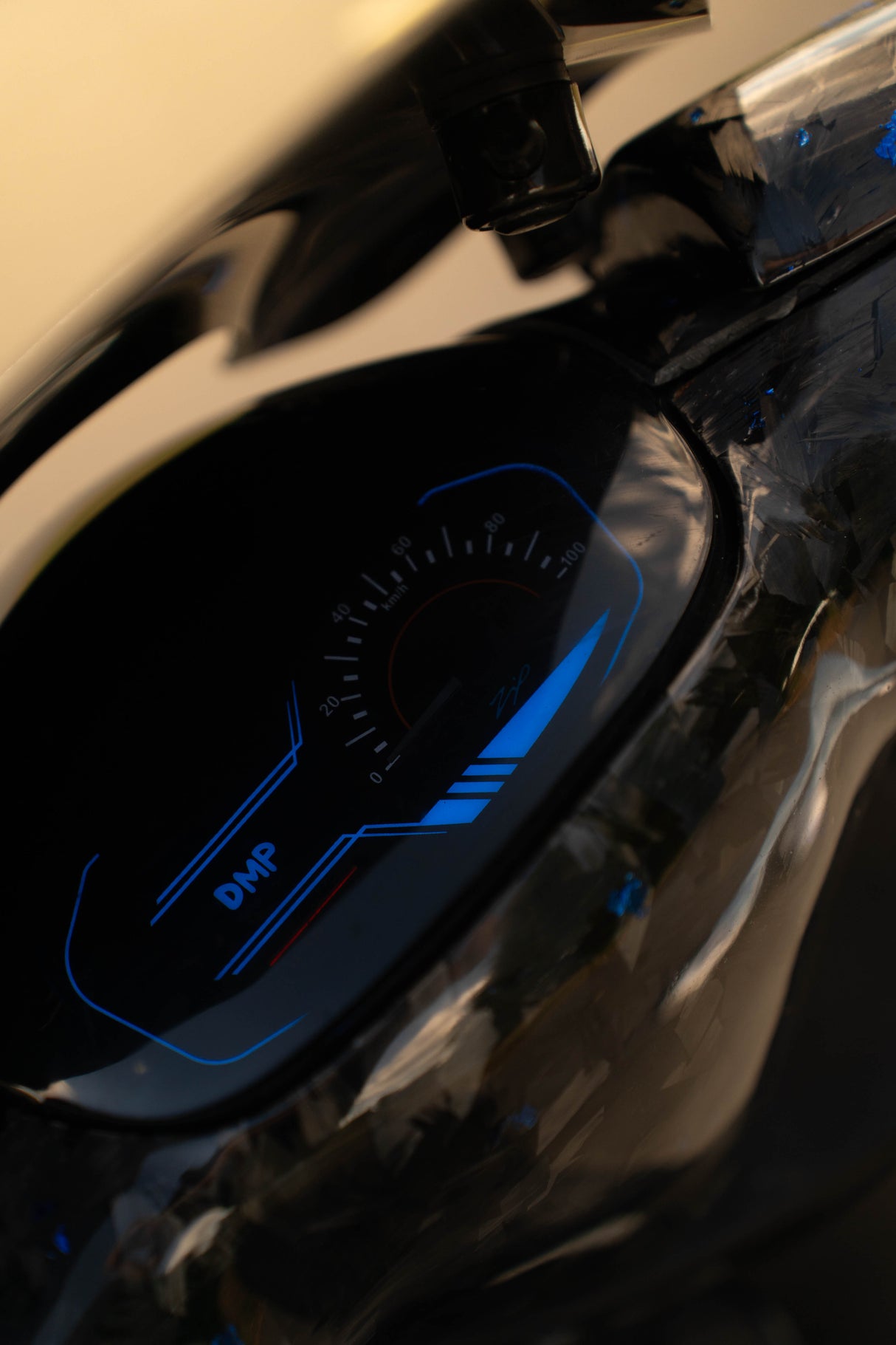 Kilometeller Sport Blue Piaggio Zip DMP