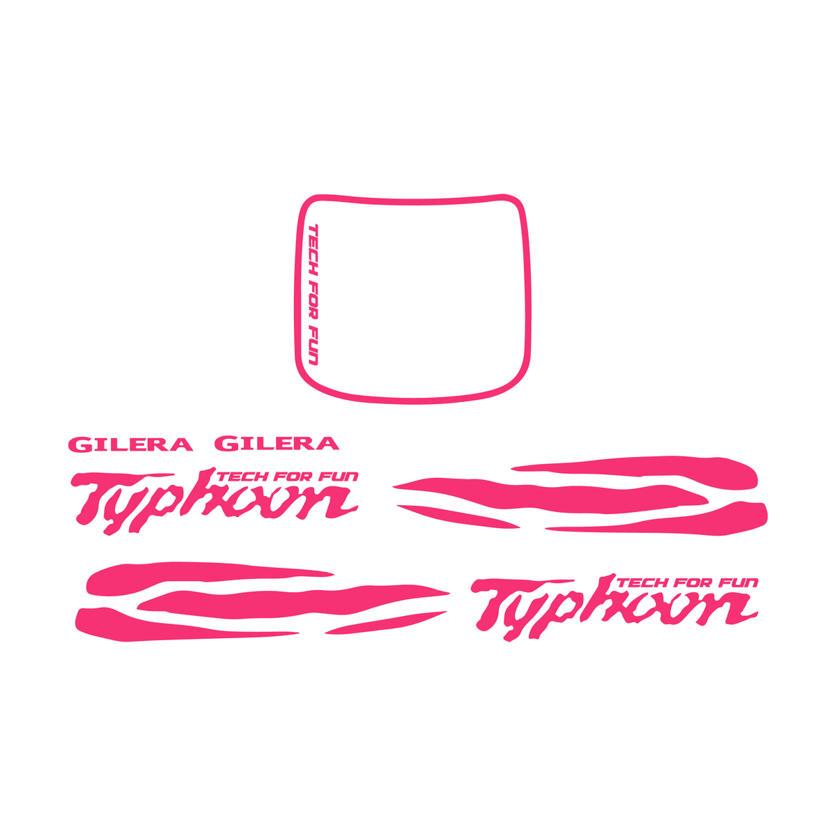 Stickerset Waves Piaggio / Gilera Typhoon