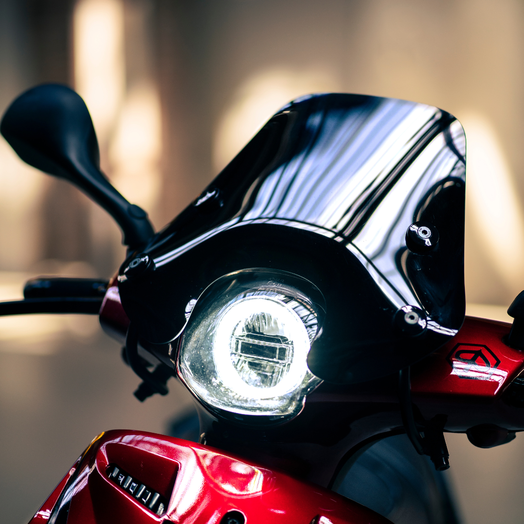 Läuferspiegel-Set. Originale Gilera-Spiegel