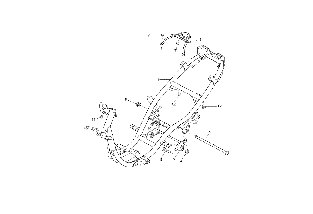 Yamaha Aerox 100 2T 2002 E1 2000-2002 - Frame