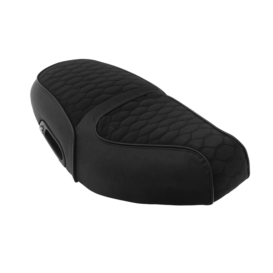 Housse de Selle Fenom Aspect Alcantara Noir Piaggio Zip Type 3