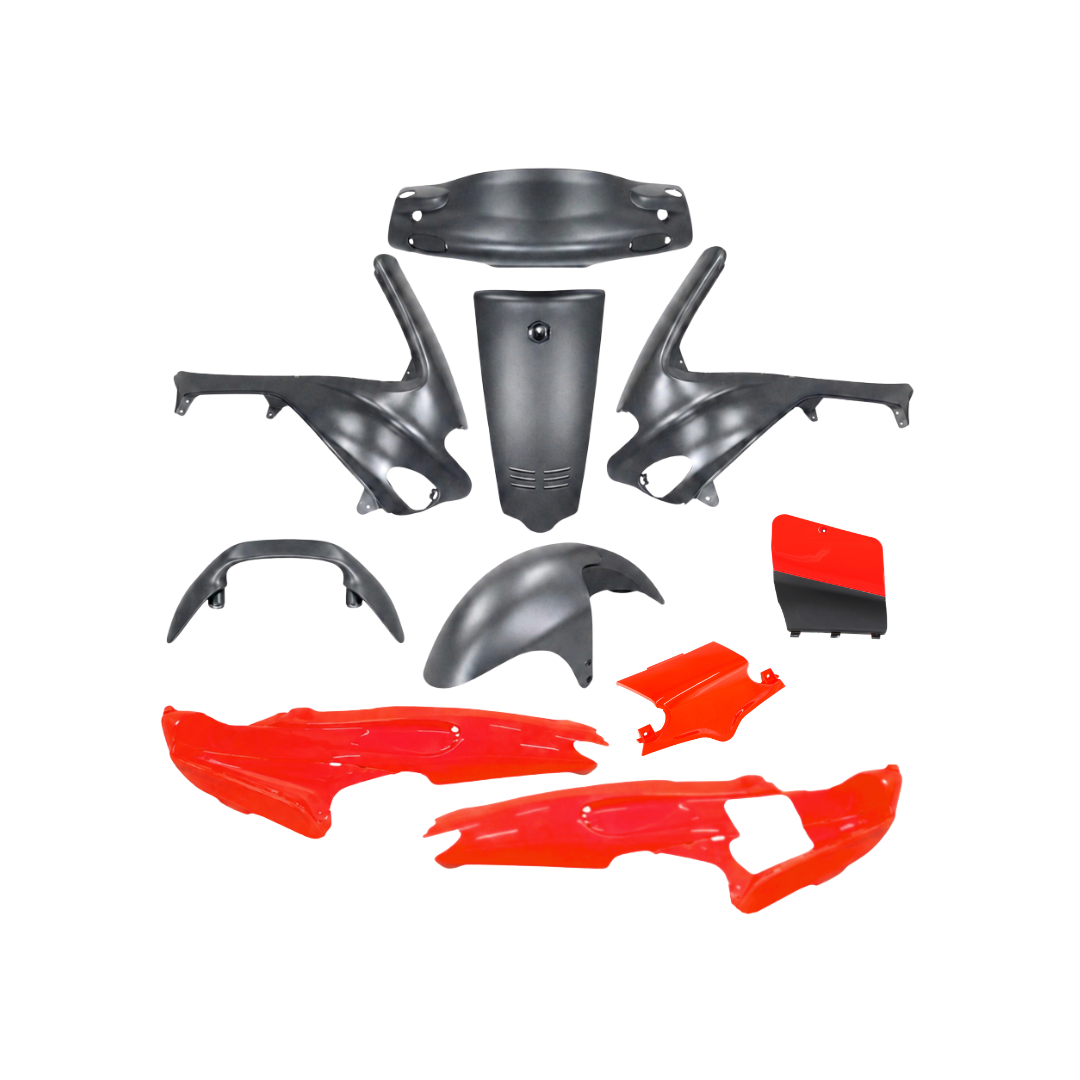 Verkleidungssatz Original Modell Fluo Rosso / Opaco Gilera Runner SP 50-180cc 2 Takt