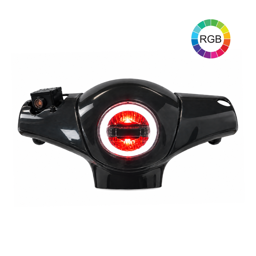 RGB Angel Eye Scheinwerfer Piaggio Zip / Vespa Fenom