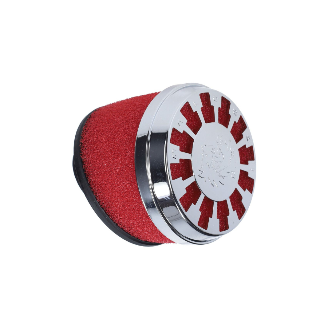 Malossi Mhr Powerfilter Schuin 32-38Mm Chroom/Rood