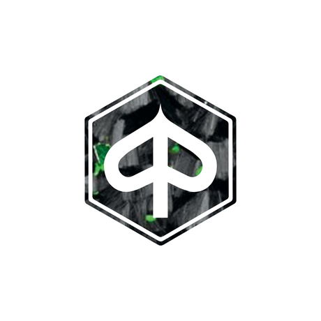 3d pré-chap logo piaggio carbone forgé