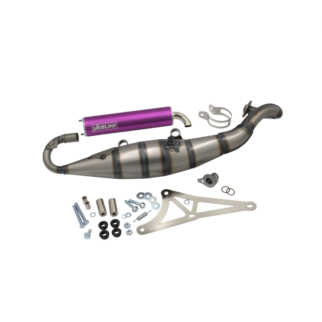 Yasuni R Uitlaat Piaggio Zip 2 Takt Violet Paars