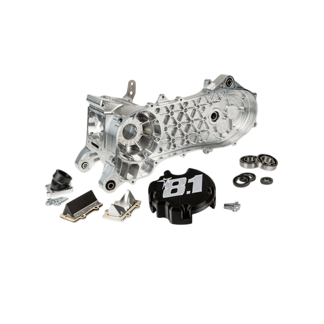 Compleet Kort Motorcarter 8.1 Fireblade 70cc 10 Inch Wiel Piaggio 2 Takt