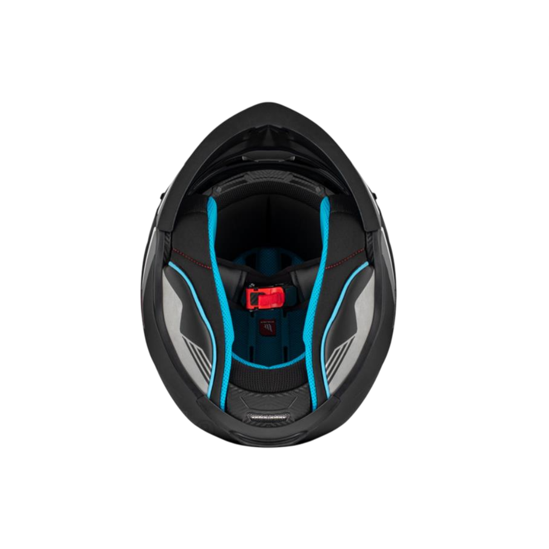 Helm MT Streetfighter SV Stripe Mat Zwart