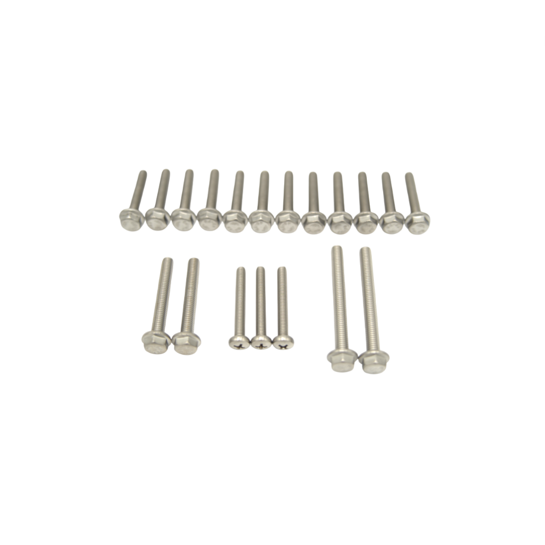 Carterboutset stainless steel incl. Cover Gilera Runner 125/180cc 2 stroke