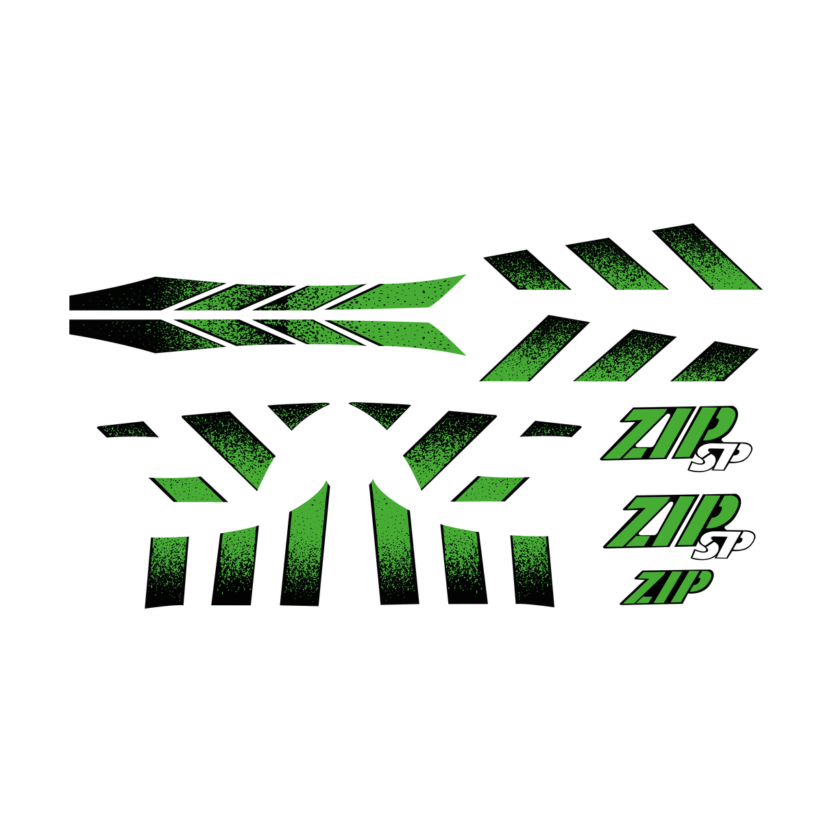 Aufkleber -Set Piaggio Zip SP H2O