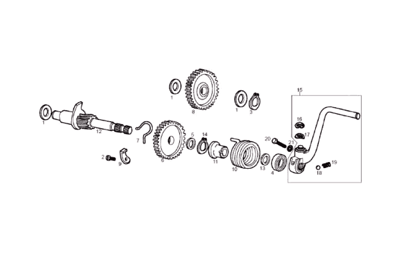Derbi Senda SM 50 2T X-Treme E2 2006-2010 - Kickstarter