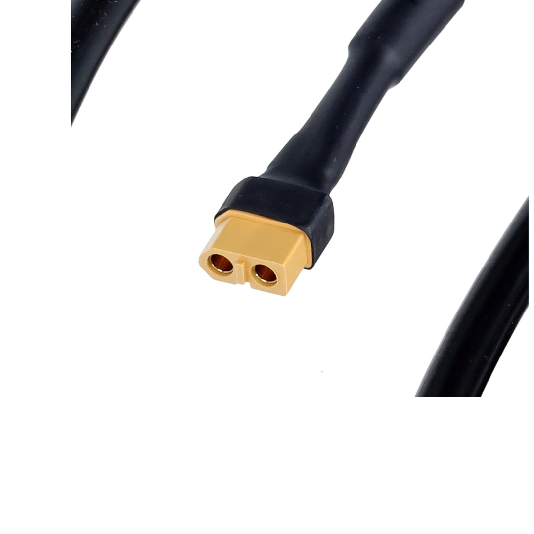 Accuhouder Met Kabel 2-Polig Oranje Stekker V8 / V20 Fatbike