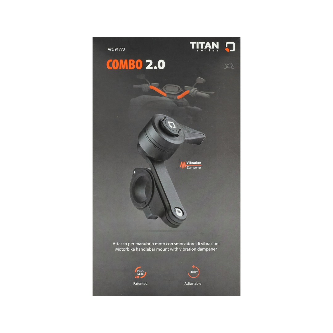 Adapter Lampa Telefon Opti-Combo Lenker 2.0 Titan Serie 22/35MM Moped/Fatbike