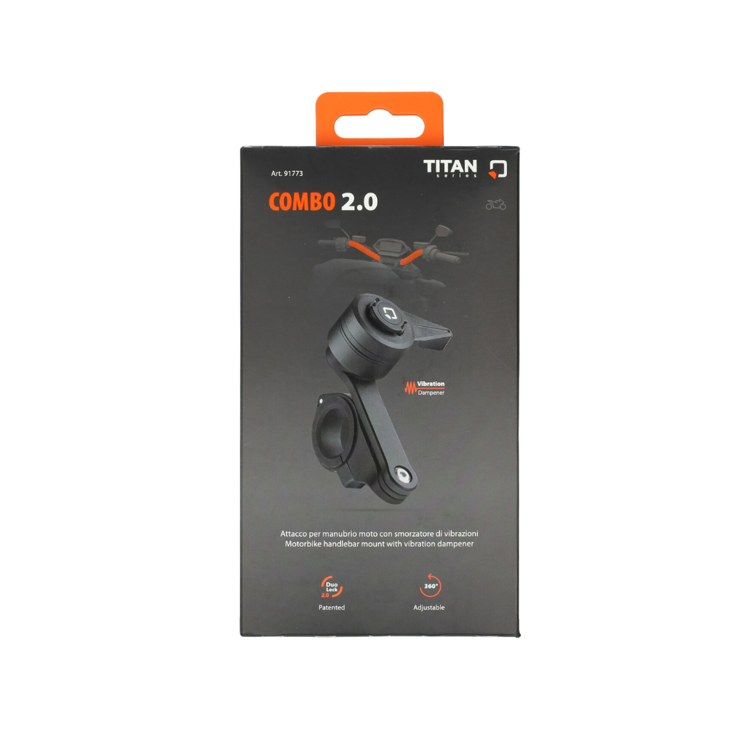 Adapter Lampa Telefon Opti-Combo Lenker 2.0 Titan Serie 22/35MM Moped/Fatbike