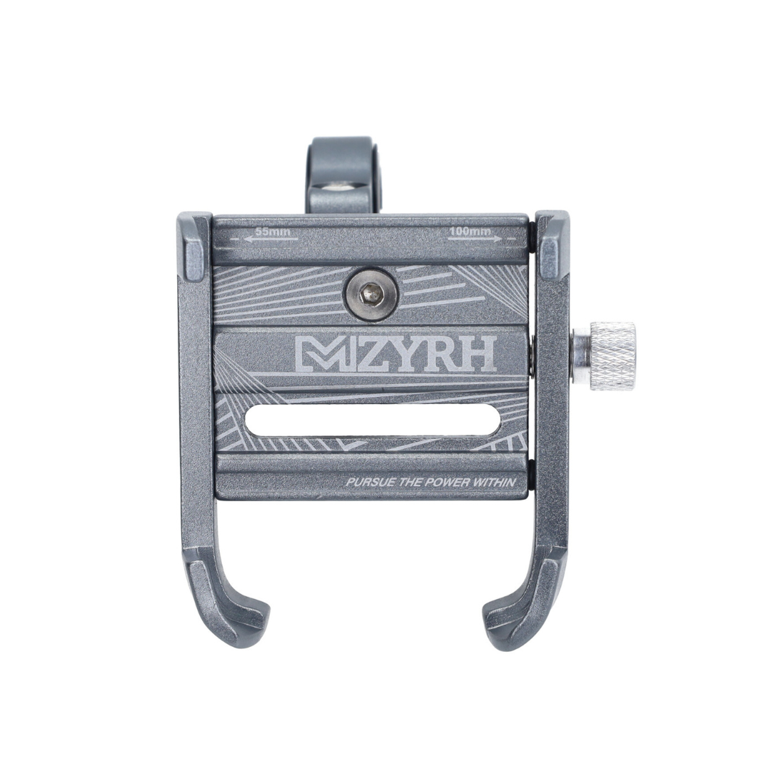 Porta Cellulare Regolabile Alluminio Grigio Scooter/Fatbike