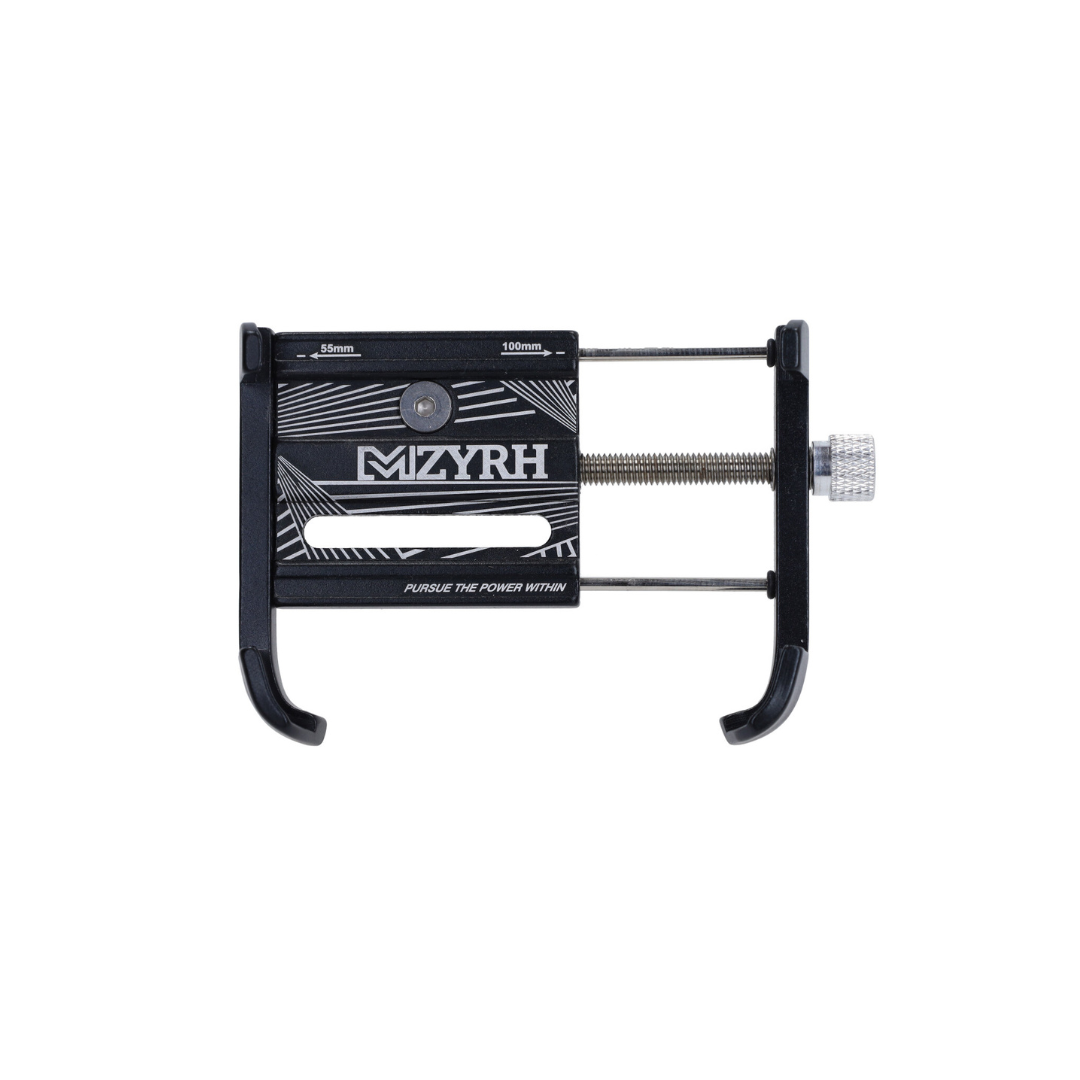 Telefoonhouder Verstelbaar Aluminium Zwart Scooter/Fatbike