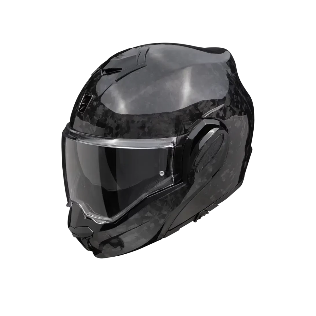 Casque Scorpion EXO-Tech Evo Onyx Carbone Forgé