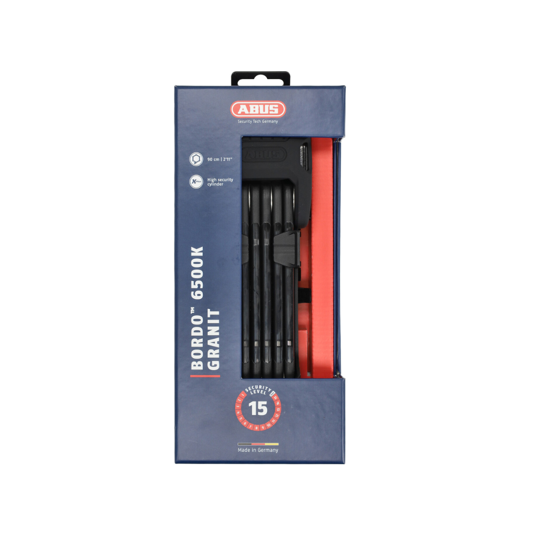 Faltschloss Abus ART 2-Stars + Bordo Granit X-Plus 85CM Fatbike