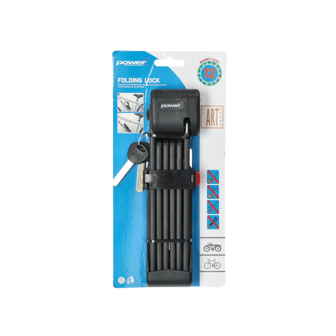 Lucchetto pieghevole Power1 ART 2-Stars 95CM Fatbike