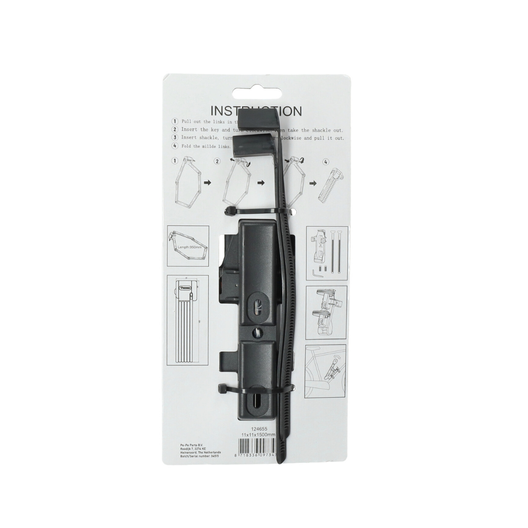 Lucchetto pieghevole Power1 ART 2-Stars 95CM Fatbike