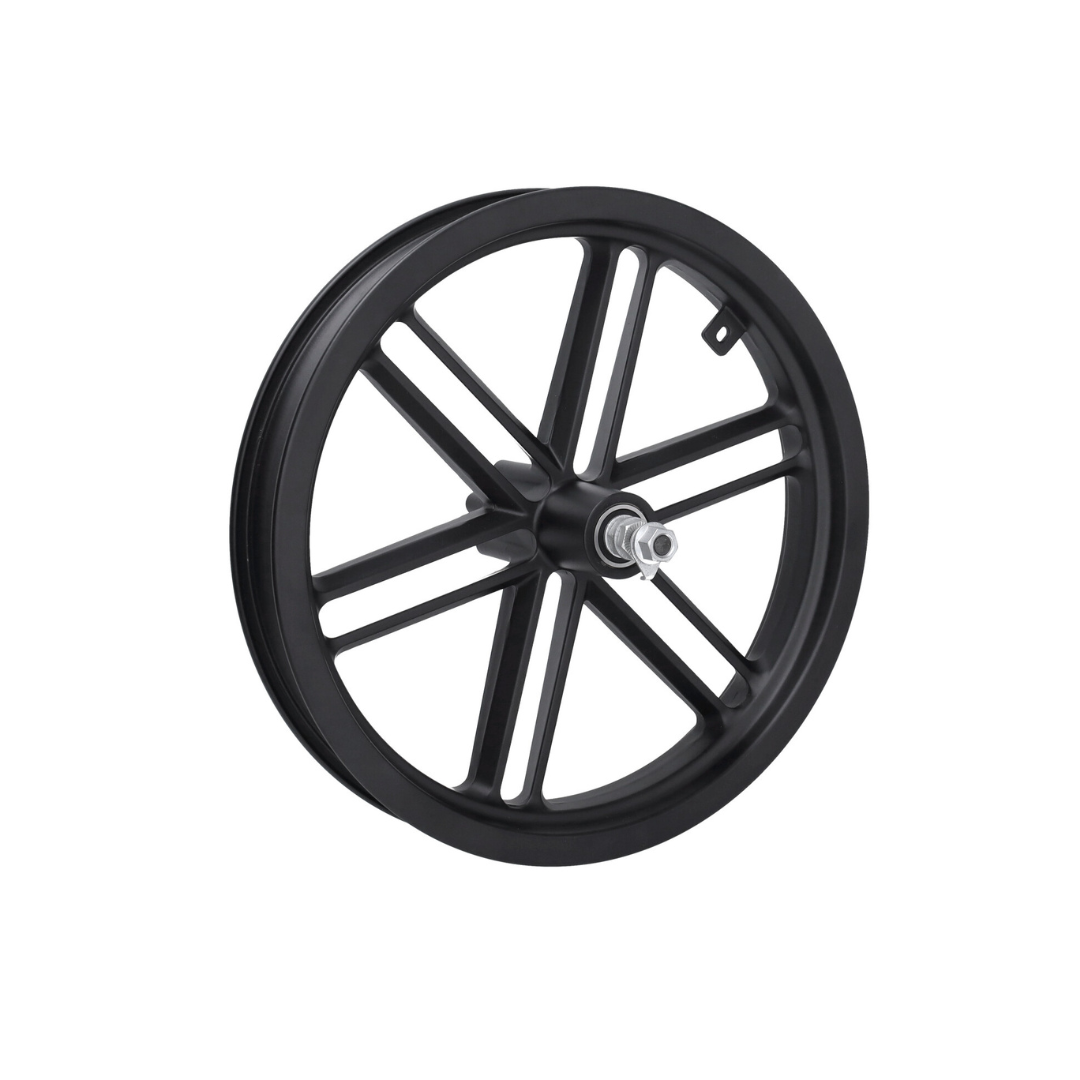 Ruota anteriore 16 pollici nera V8 Mini Fatbike