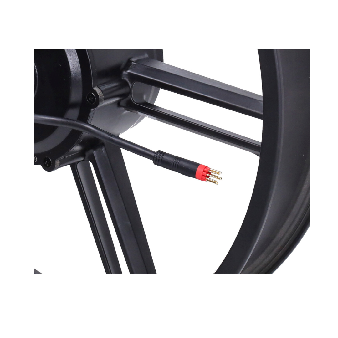 Rear Wheel Black + Motor 500W GT Right Side Red Plug V20 PRO Fatbike