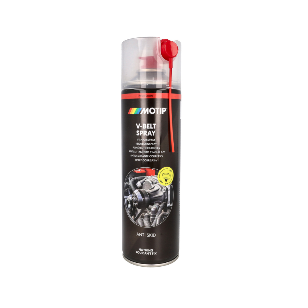 Spray antidérapant pour courroie trapézoïdale Motip 500ML