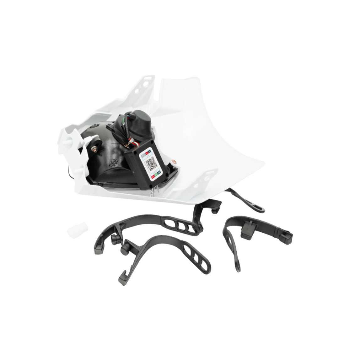 Koplamp Angel Eye RGB LED KTM Model Wit Derbi Senda / Rieju