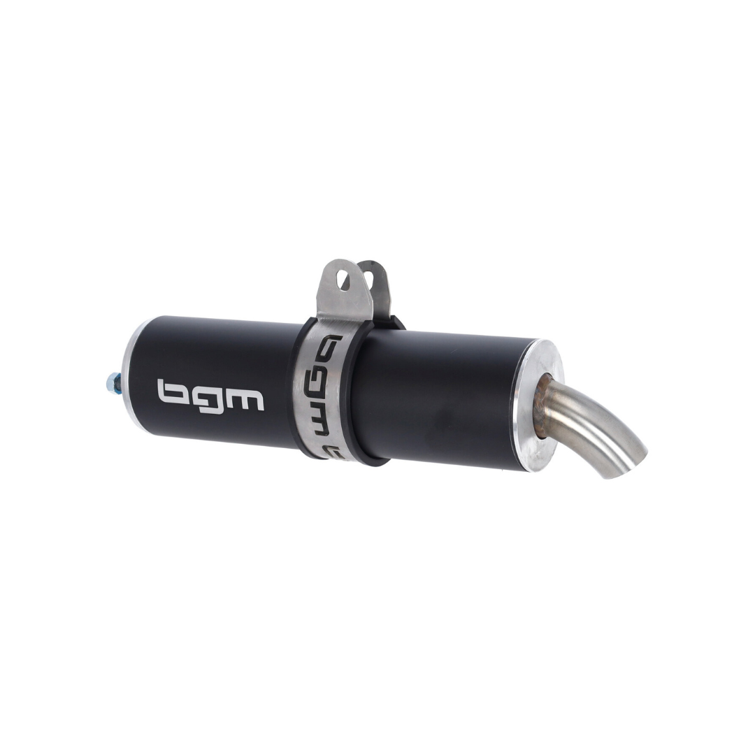 Nademper Zwart BGM Uitlaat 60x200x18MM Midrace