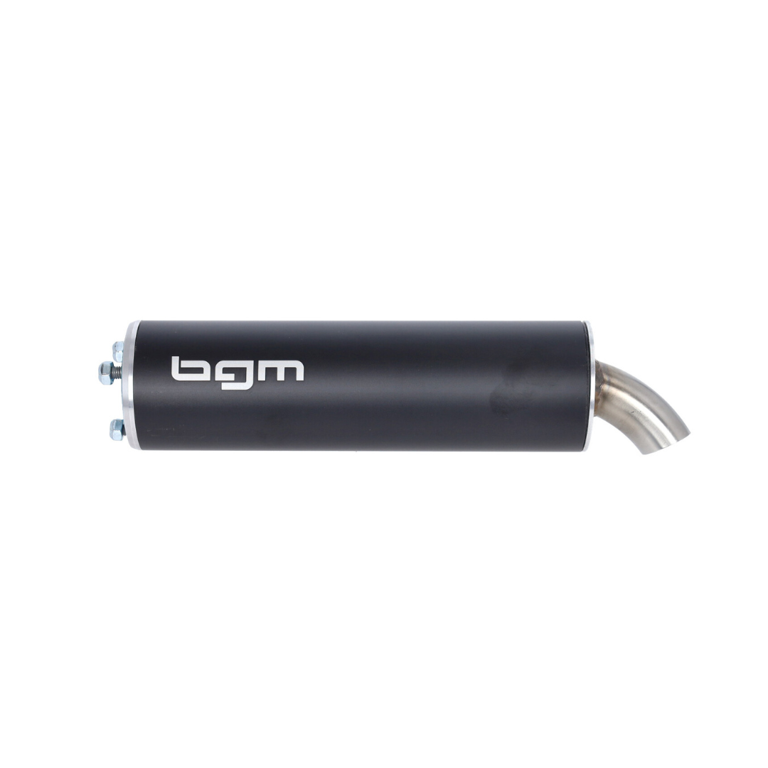 Nademper Zwart BGM Uitlaat 60x200x18MM Midrace