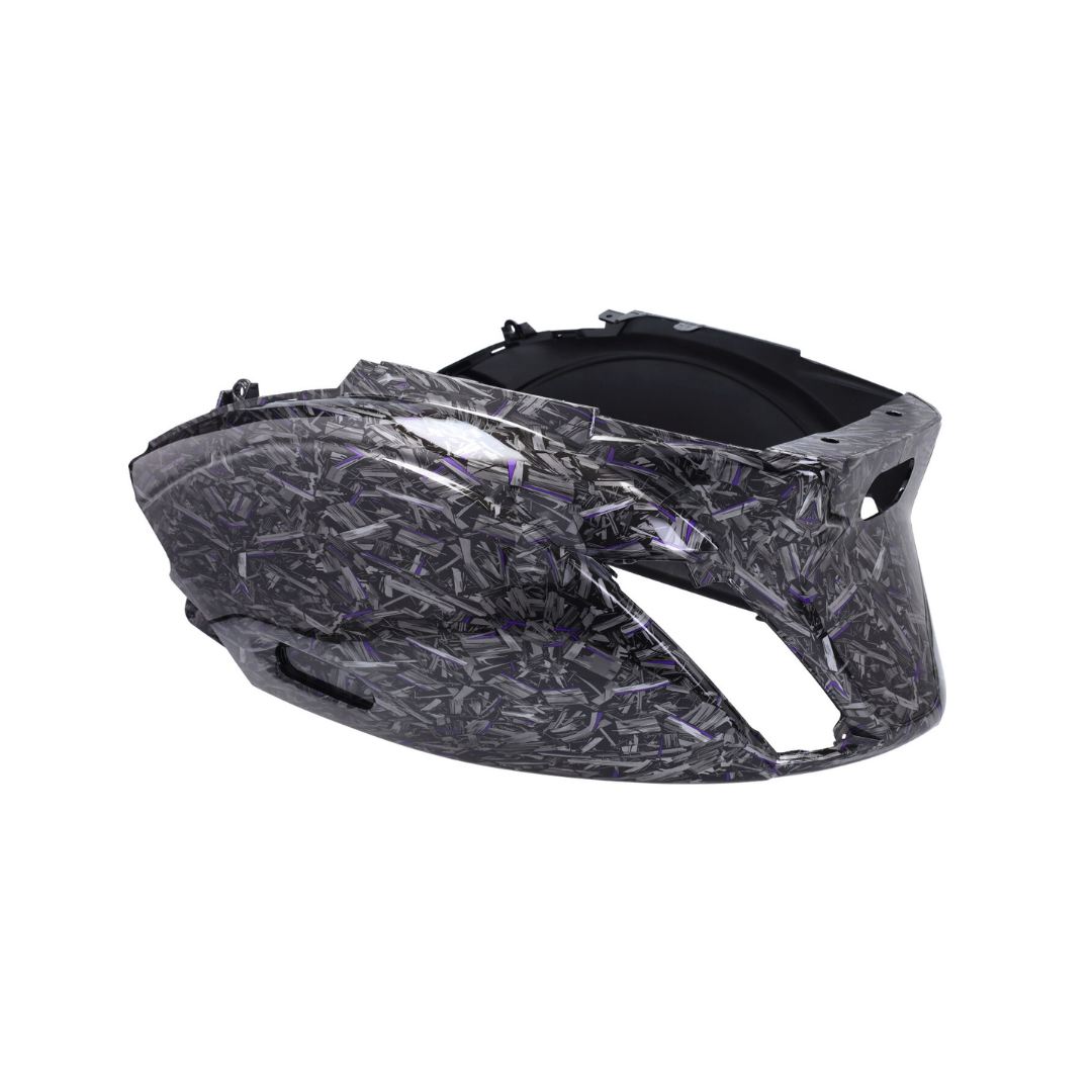SP Kappenset Zip Forged Carbon Look Zwart / Zilver / Paars