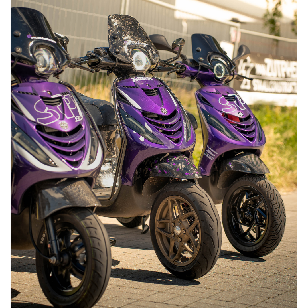 SP Kappenset Zip Twilight Paars BMW