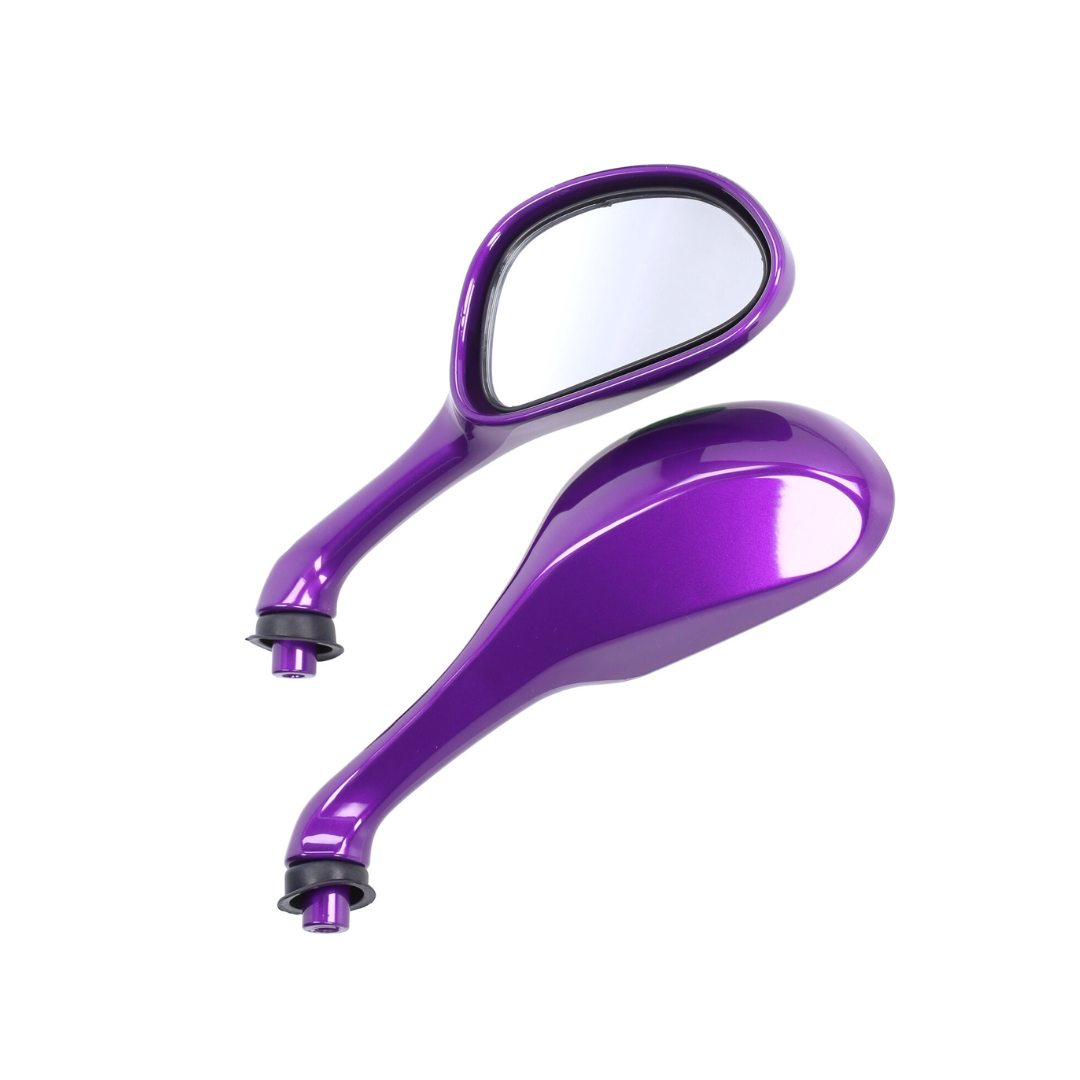 SP Kappenset + Runner Spiegels Twilight Paars Piaggio Zip Bundel