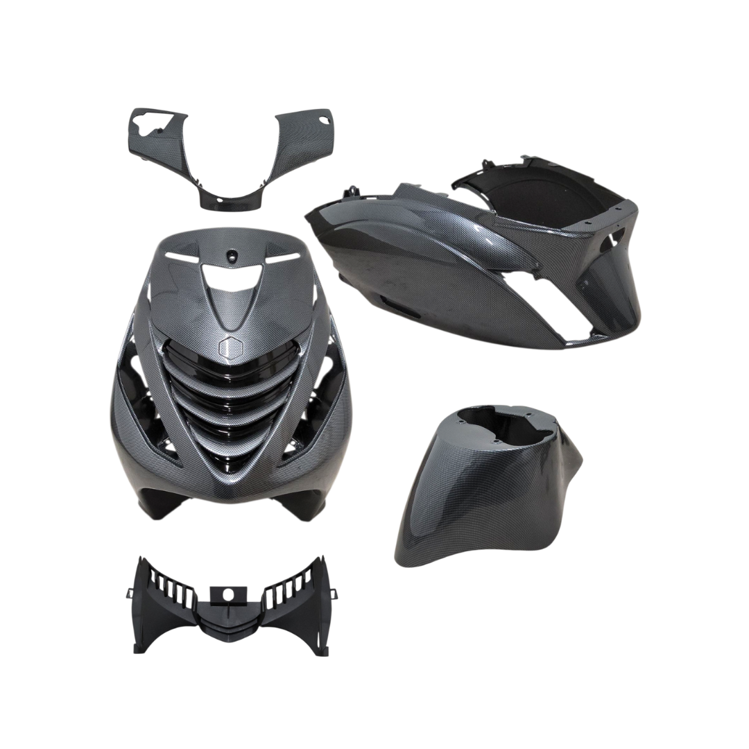 Kappenset Piaggio Zip SP Carbon