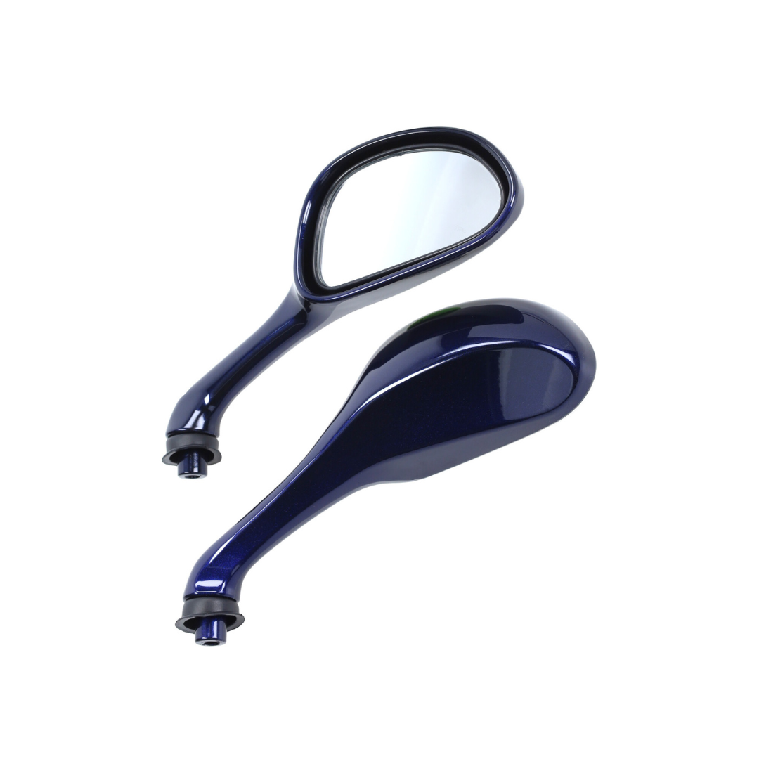 SP Kappenset + Runner Spiegels Midnight Blue Piaggio Zip Bundel