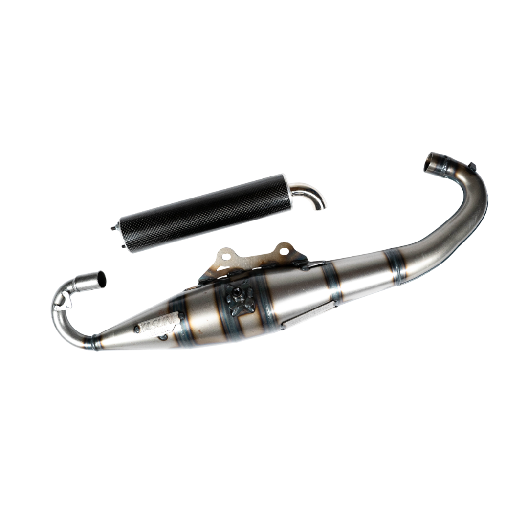 Yasuni C16 Piaggio 2 Takt Carbon Uitlaat 2T