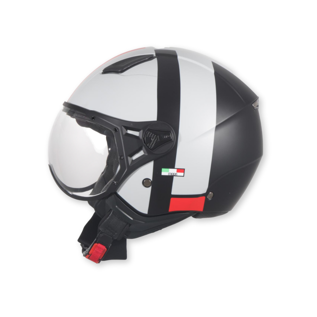 Casque vito moda blanc / noir