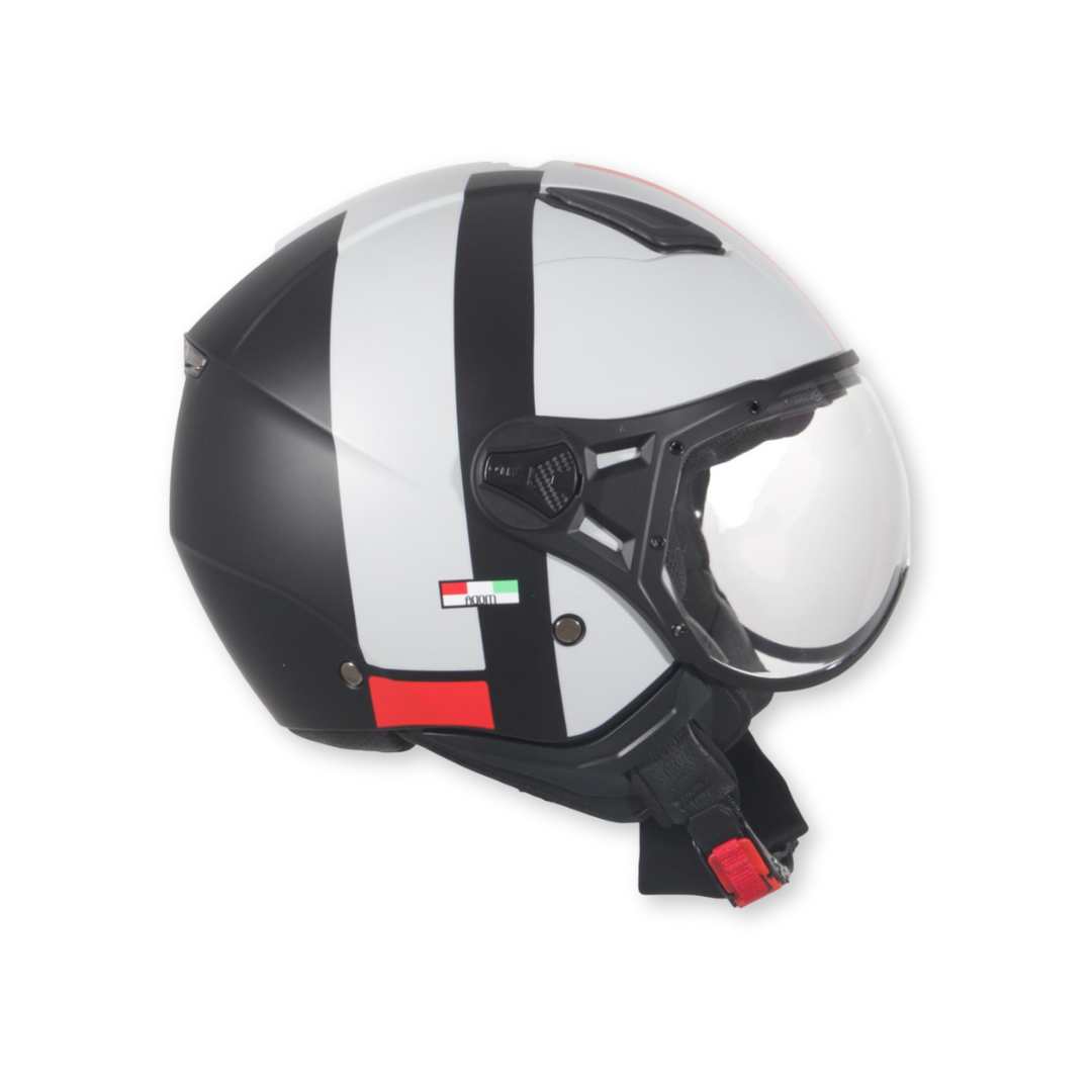 Casque vito moda blanc / noir