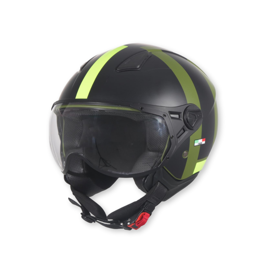 Helm Vito Moda Mat Groen/Zwart