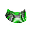 Velgstickerset Stage6 12 Inch Groen Velgstickers