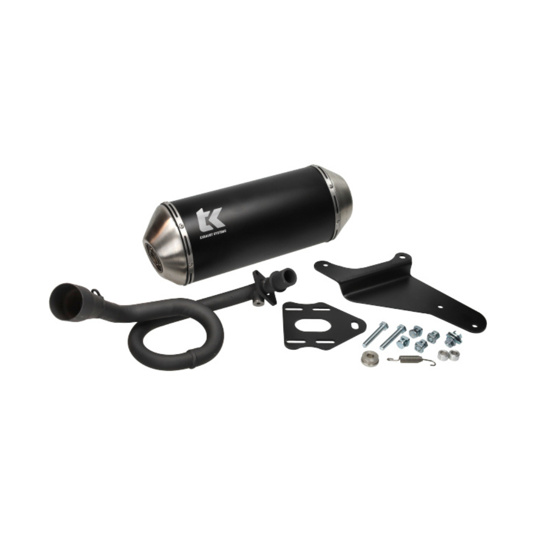 Turbokit Exhaust Piaggio Zip Iget 4T 3V Euro 5 Black
