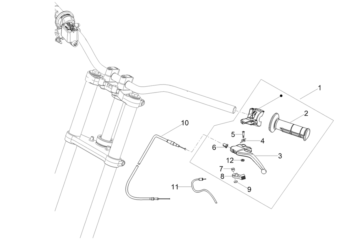 Derbi Senda SM 50 2T X-Treme E4 2018-2020 - Koppelinghevel