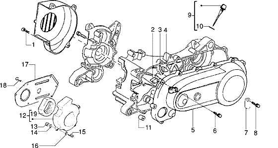 Zip SP98 - Kopelingdeksel