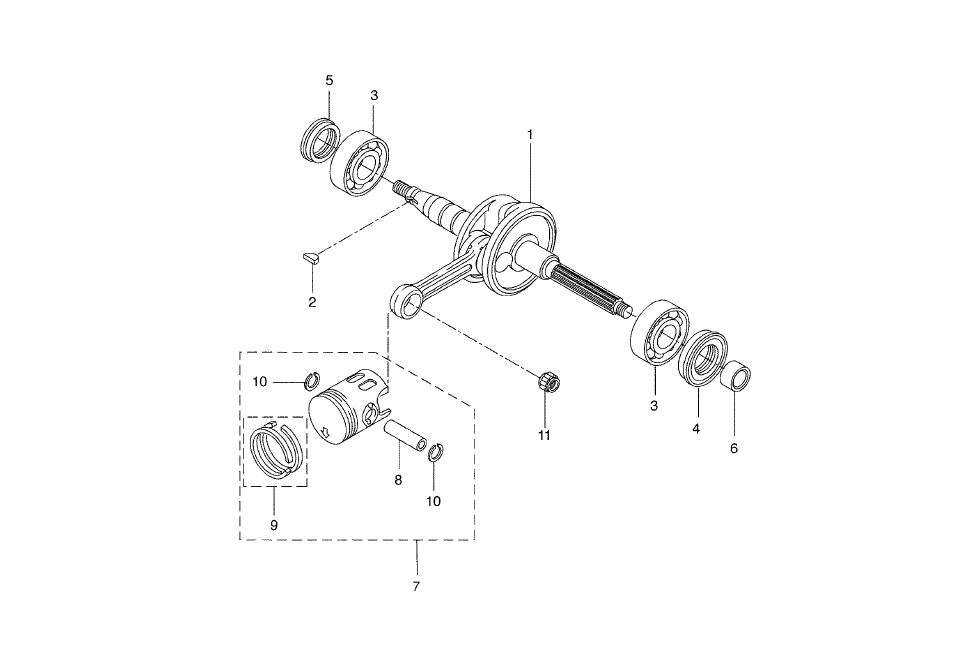 Yamaha Aerox 50 R Facelift 2013-2016 - Krukas & Zuiger