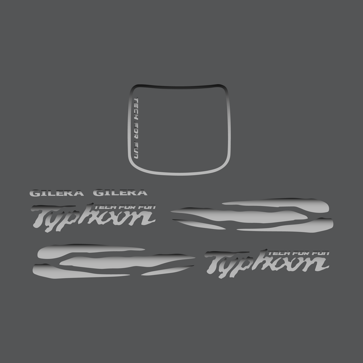 Stickerset Waves Piaggio / Gilera Typhoon