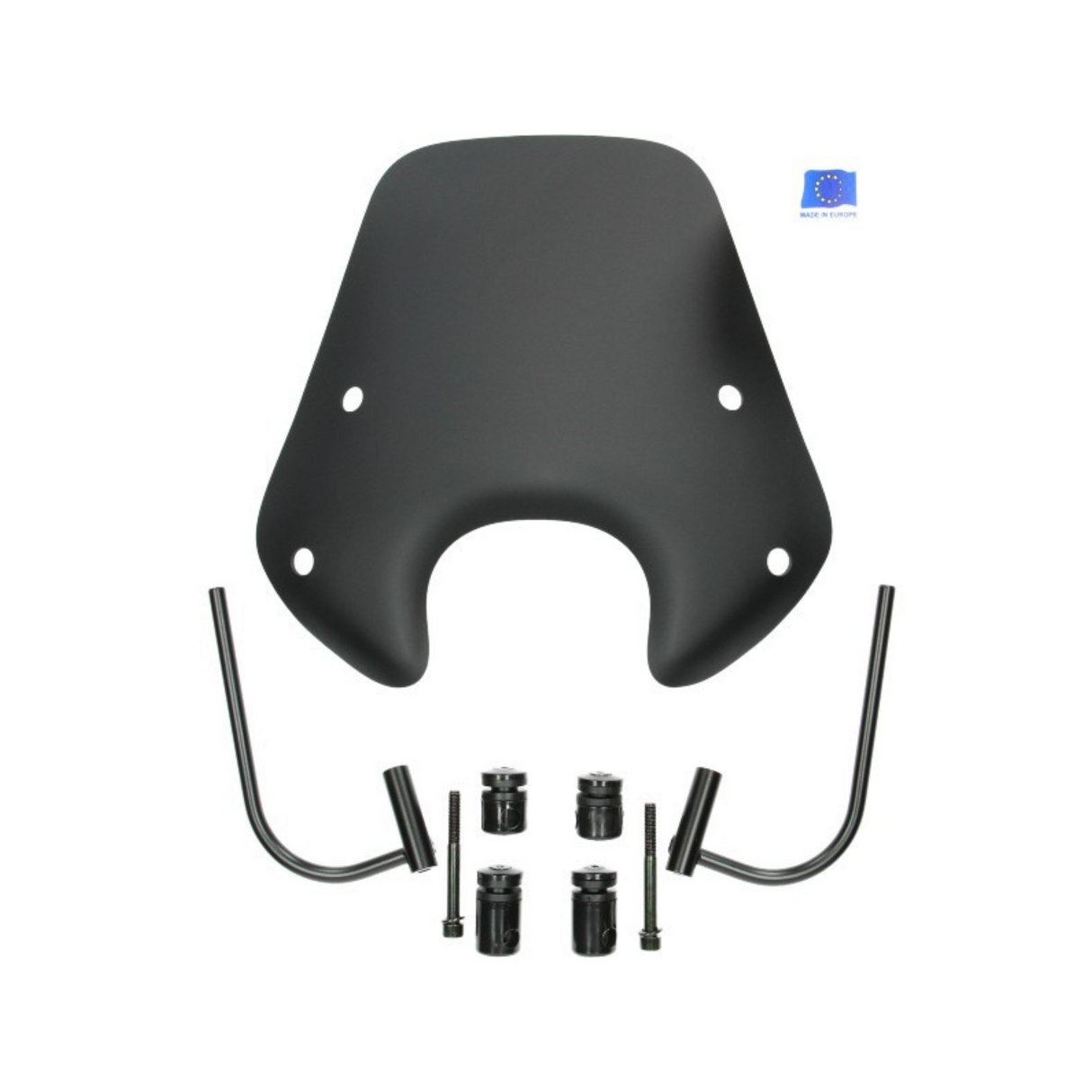 Pare-Brise Bas Piaggio Zip Noir Mat