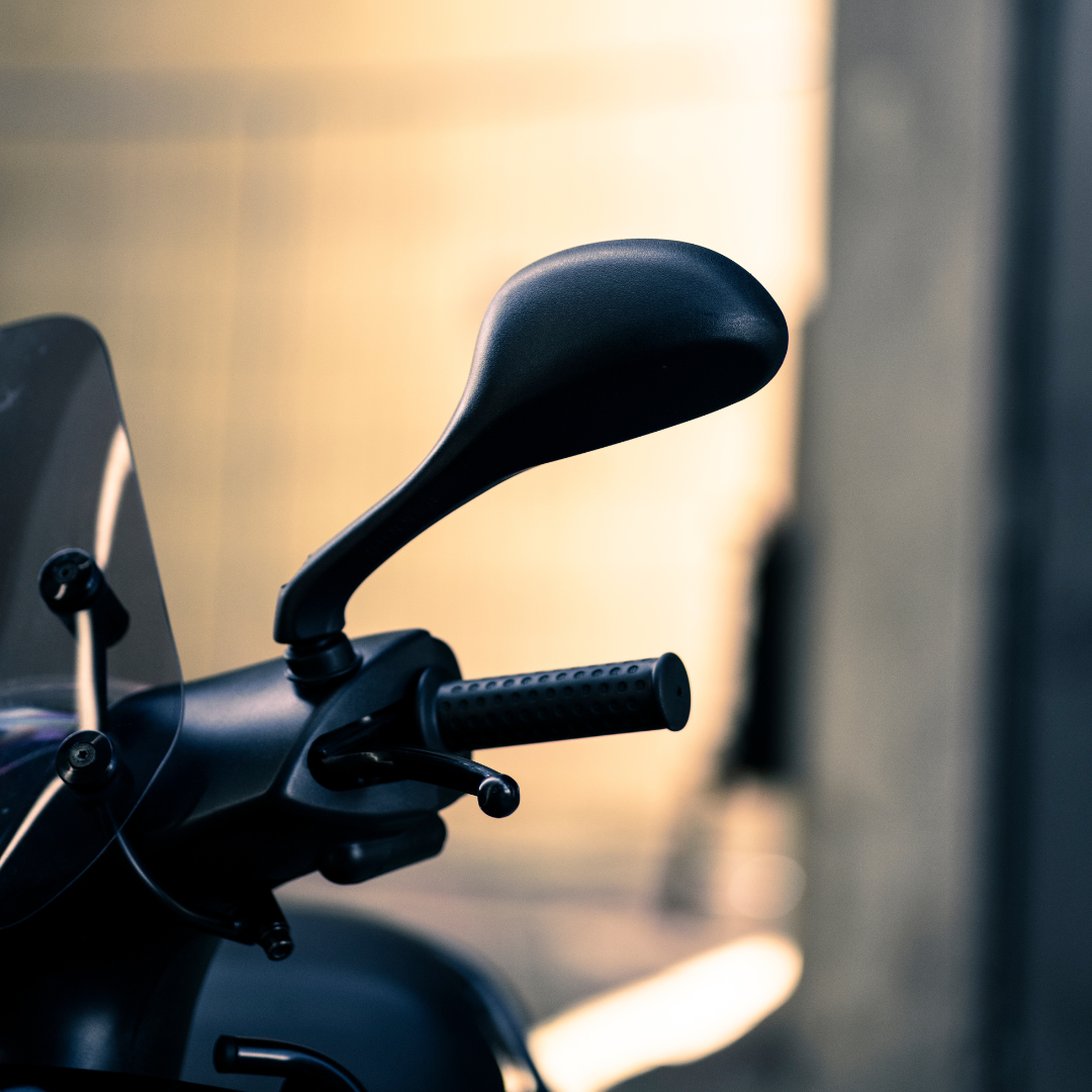 Läuferspiegel-Set. Originale Gilera-Spiegel